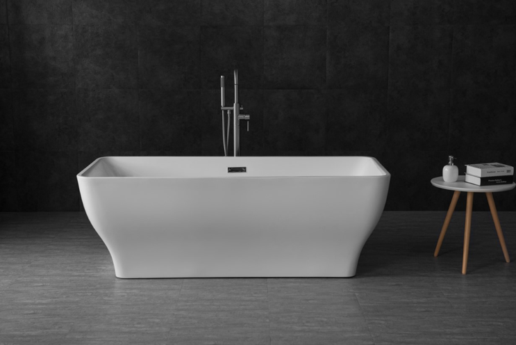Banyetti Transition 1700 x 800 Freestanding Acrylic Bath - White