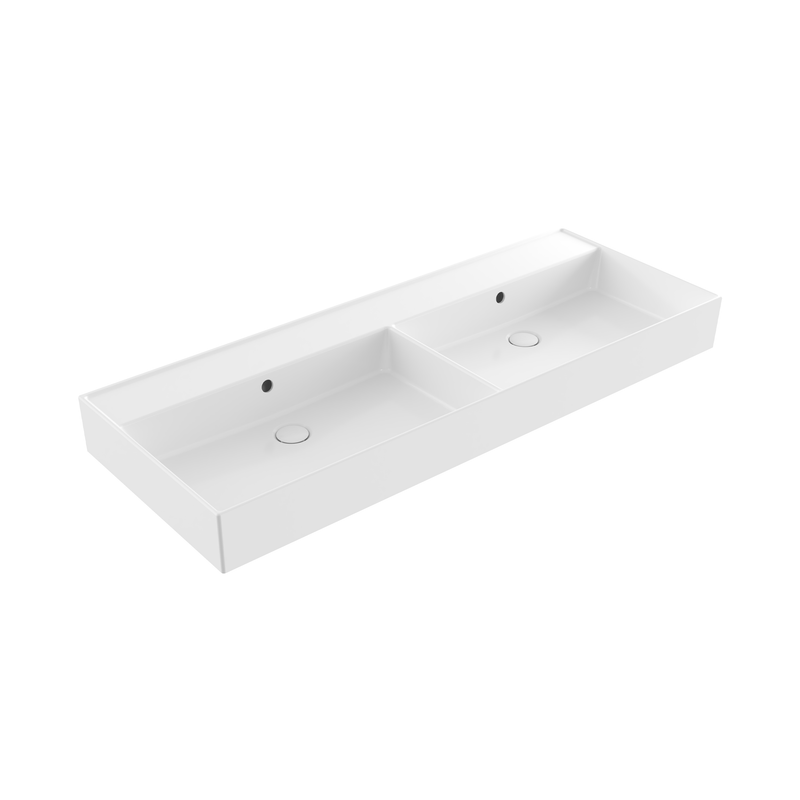 Banyetti Venti Wall Hung Vanity Unit with Veneto No Tap Hole Basin - 1200mm Matt Black