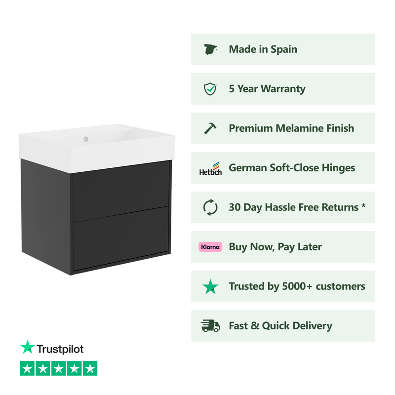 800mm / Veneto No Tap Hole Basin