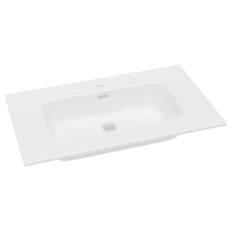 Banyetti Venti Wall Hung Vanity Unit with Athena Basin - 800mm Ostippo Oak