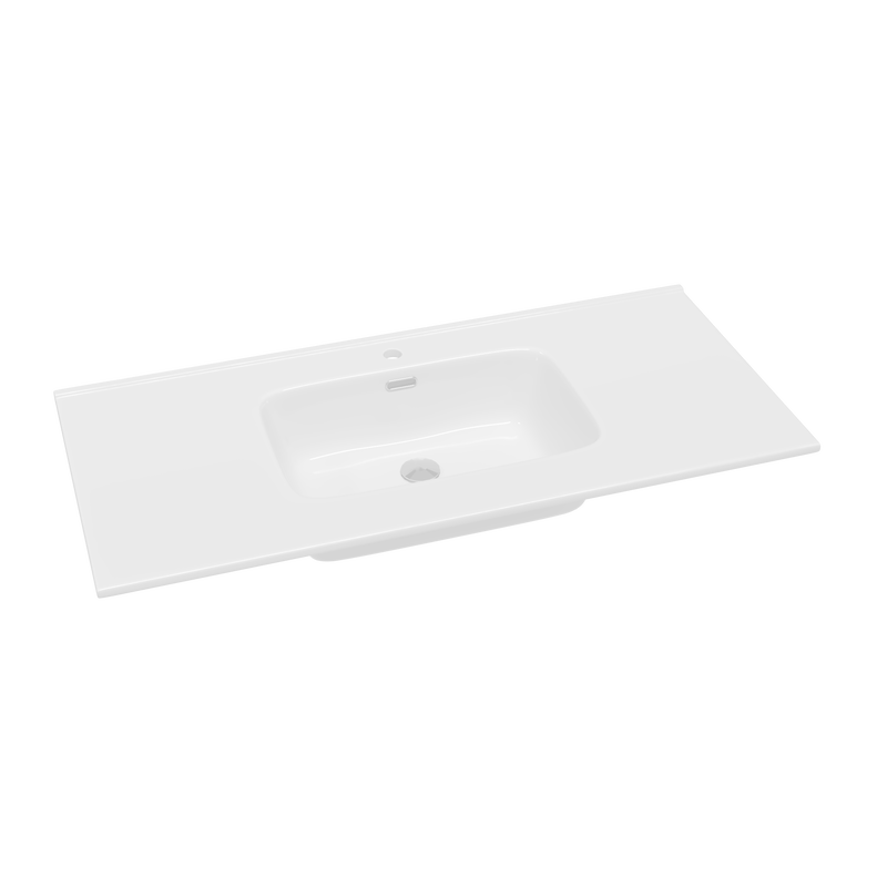 Banyetti Vatilla Wall Hung Vanity Unit with Athena Basin - 1000mm Cemento Grey