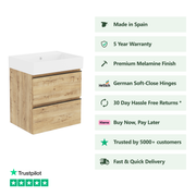 1000mm / Veneto No Tap Hole Basin