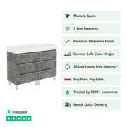 1200mm / Veneto No Tap Hole Basin