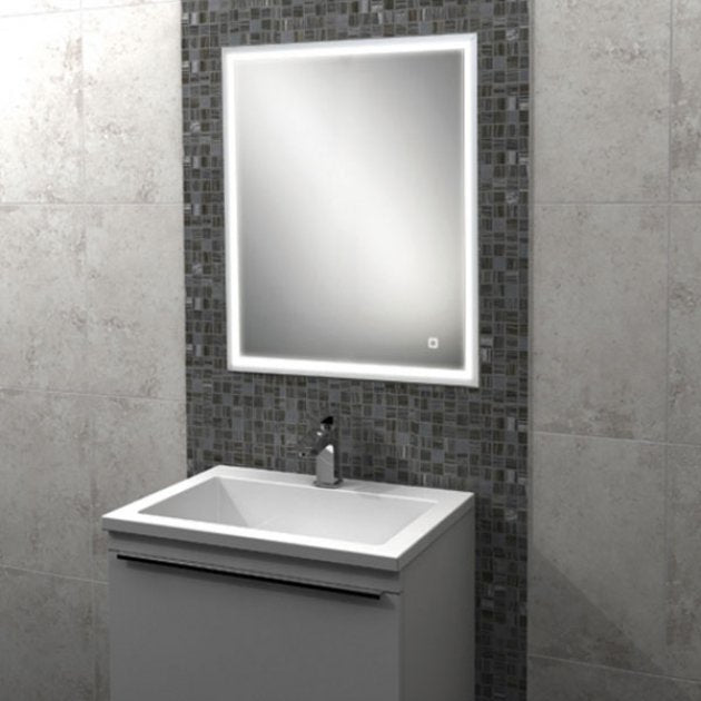 HIB Vanquish 500mm Single Door Recessed LED Bathroom Cabinet