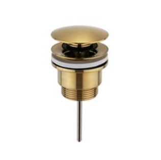 KV Universal Basin Waste - Brushed Brass