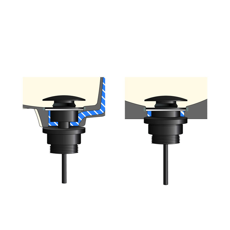 HB Universal Basin Waste - Select Colour