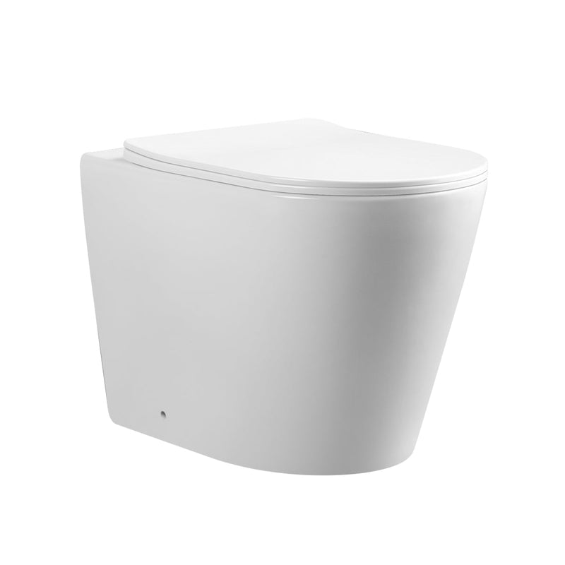 Banyetti Scene Rimless Back to Wall Toilet - Gloss White
