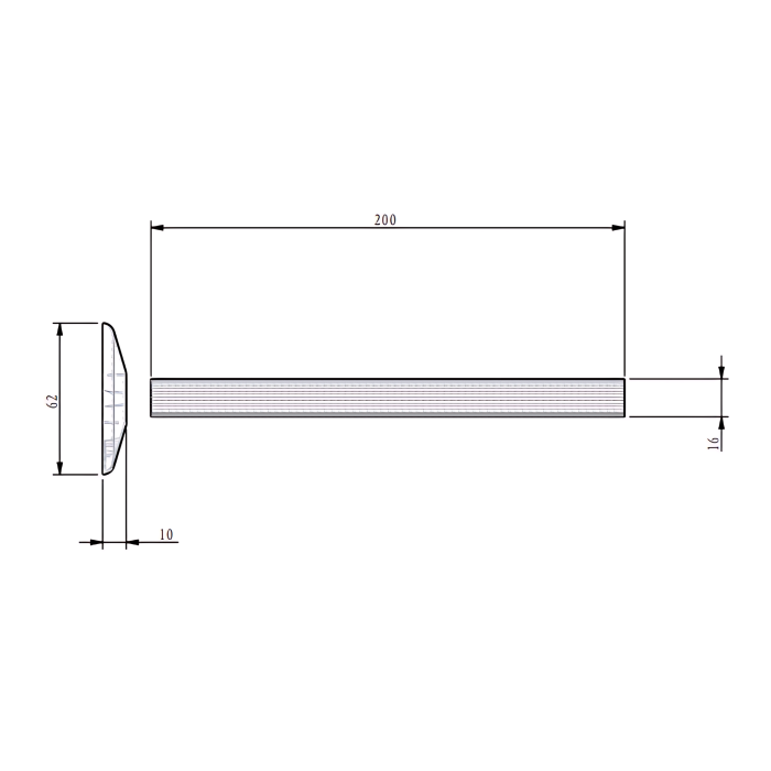 Banyetti 200mm x 18mm Sleeve Collar Set - Brushed Bronze