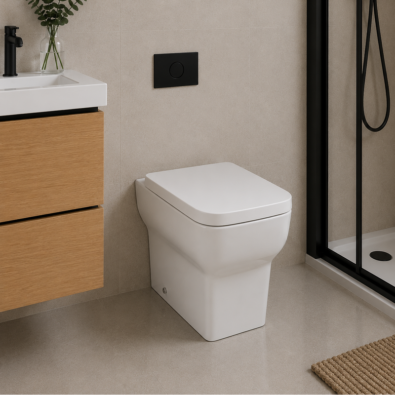 KV Korsika BTW Toilet Pan including Soft Close Seat