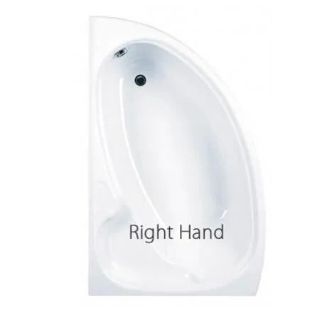 Carron Dove 1550mm x 950mm Corner Bath - Right Hand