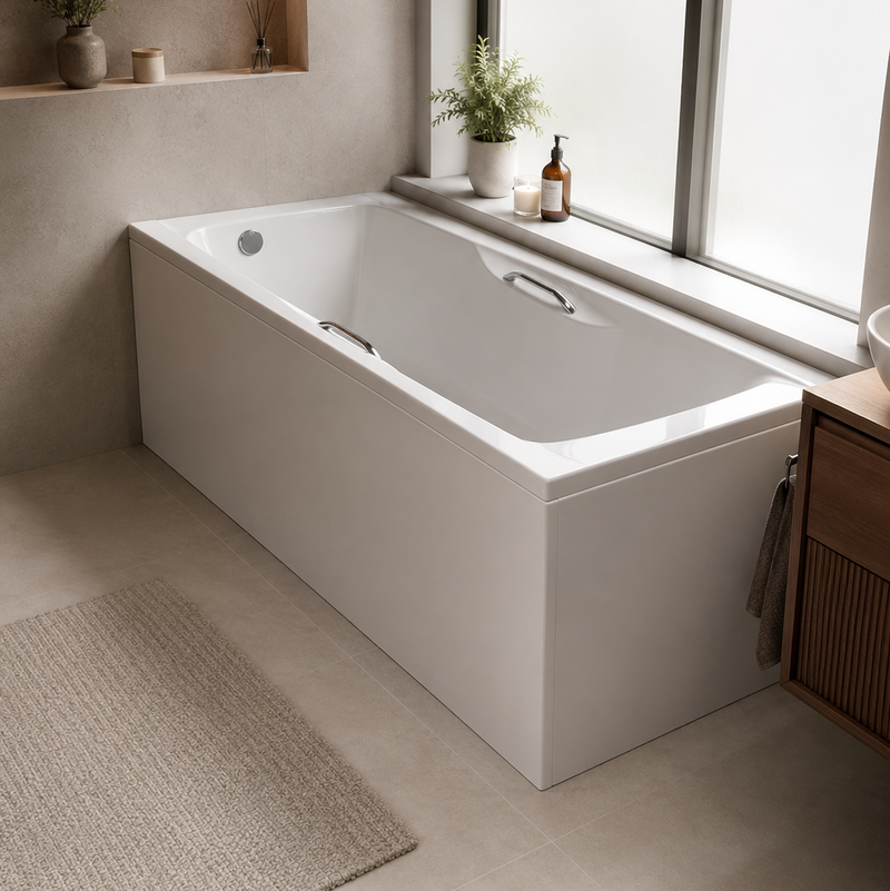 Carron Imperia Twin Grip Single Ended Bath - Various Sizes