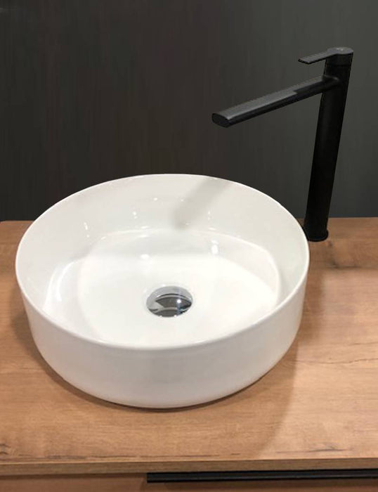 Banyetti Ares 360mm Round Countertop Basin - White