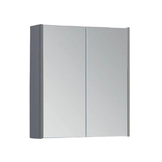 KV Options 600mm Mirror Cabinet - Basalt Grey