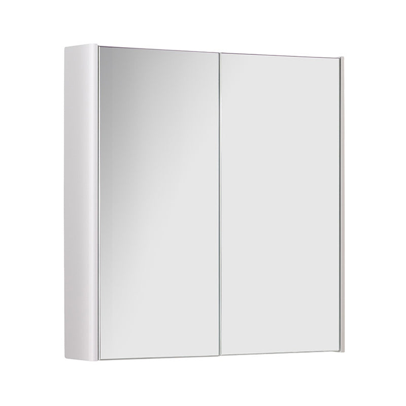 KV Options 600mm Mirror Cabinet - White Gloss