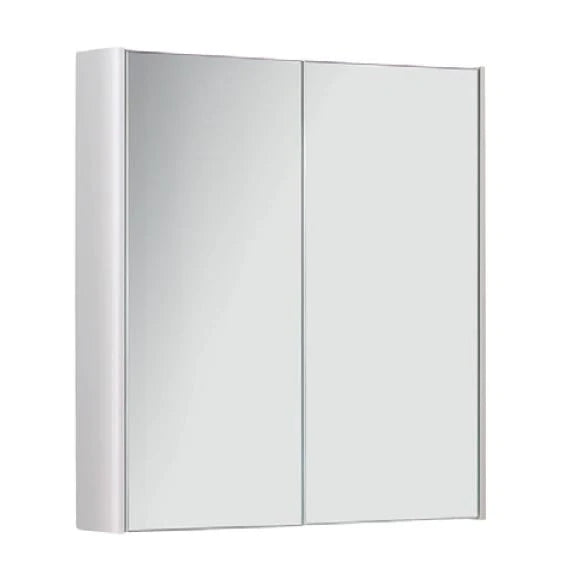 Kartell KVIT Options 500mm Mirror Cabinet - White Gloss