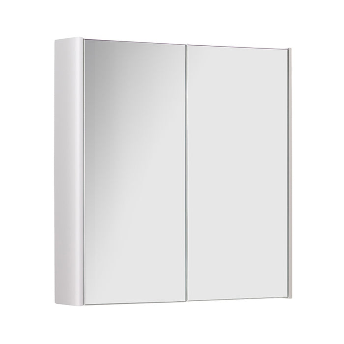 Kartell KVIT Options 600mm Mirror Cabinet - White Gloss