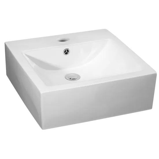 NOVA Ceramic Square Countertop Basin 460 x 470 x 160mm