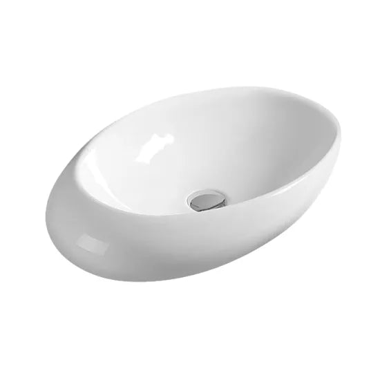 NOVA Ceramic Oval Countertop Basin 490 x 320 x 135mm