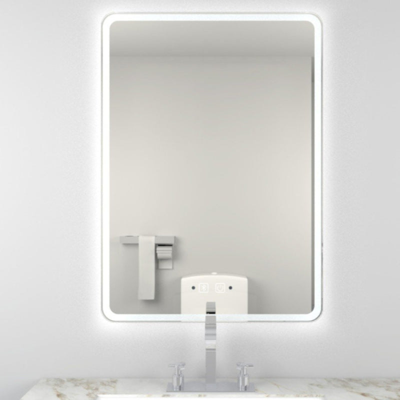 KV Optima 700 x 500 LED Mirror with Bluetooth Infrared, Sensor Switch, Demister & Charging Socket