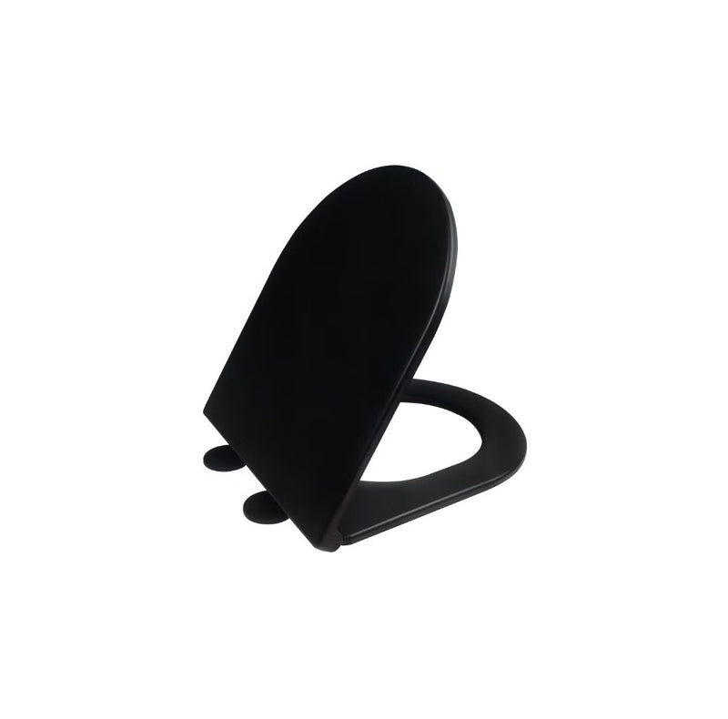 Scene Rimless Close Coupled Back to Wall Toilet - Matt Black