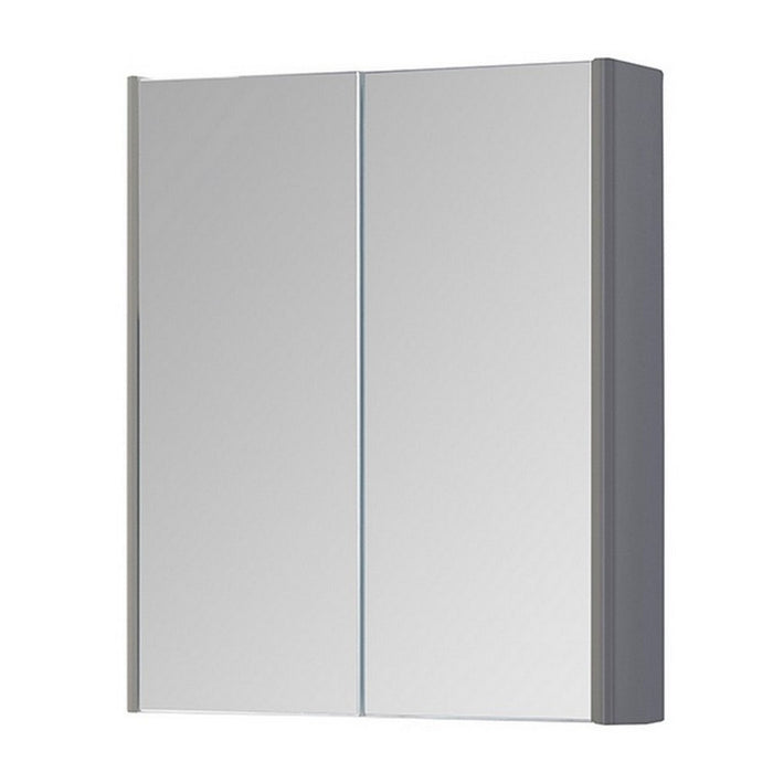 Kartell KVIT Options 500mm Mirror Cabinet - Basalt Grey