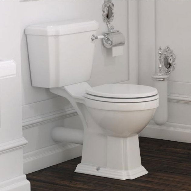 KV Astley Traditional Close Coupled Toilet with Soft Close Seat