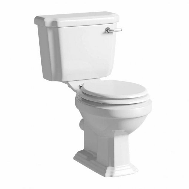 KV Astley Traditional Close Coupled Toilet with Soft Close Seat