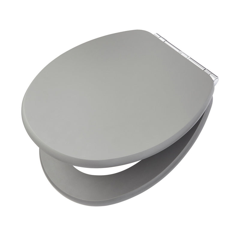 KV Astley Traditional Toilet Seat - Matt Grey