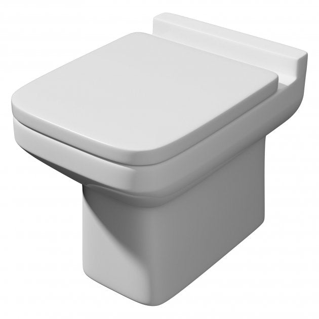 Kartell KVIT Trim Back to Wall WC Pan with Soft Close Seat