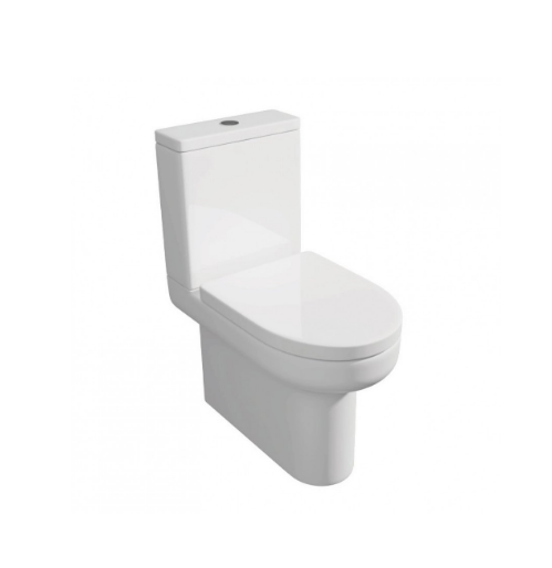 KV Bijoux Close Coupled Back to Wall Toilet with Soft Close Seat