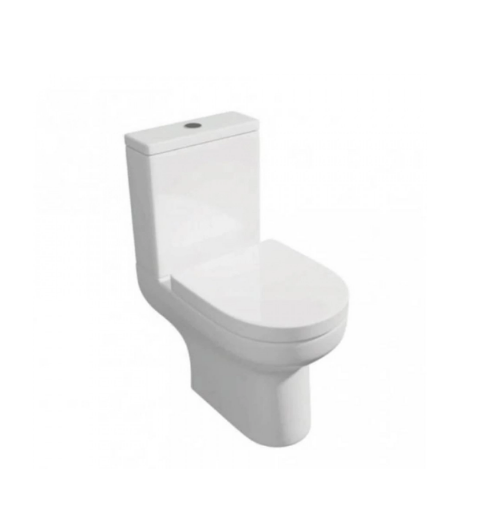 Kartell KVIT Bijoux Close Coupled Open Back WC Pan with Soft Close Seat