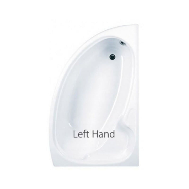 Carron Dove 1550mm x 950mm Corner Bath - Right Hand