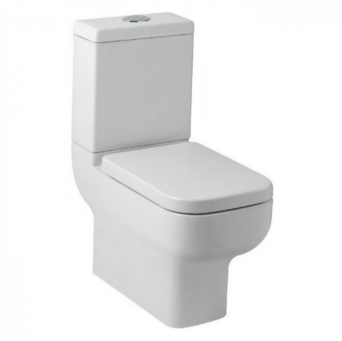 Kartell KVIT Options 600 Close Coupled Open Back WC Pan with Soft Cose Seat