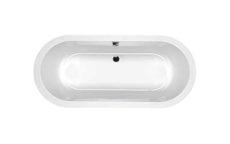 Carron Halycon 1750mm x 800mm Oval Inset Bath
