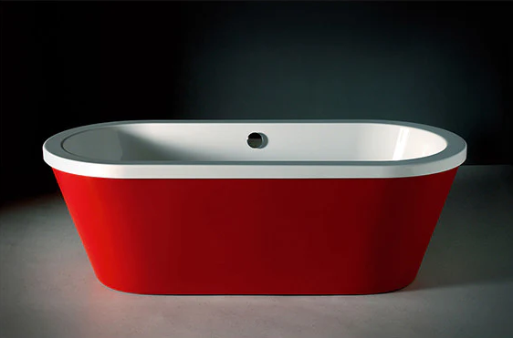 Carron Halycon Oval 1750mm x 800mm Freestanding Bath - Choose Colour