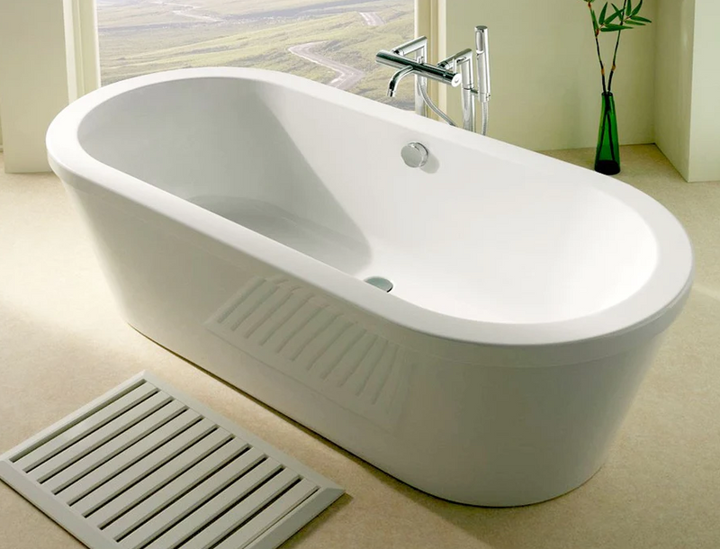 Carron Halycon Oval 1750mm x 800mm Freestanding Bath - Choose Colour