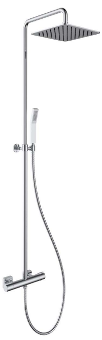 Alan T Carr Koya Exposed Thermostatic Shower System - Chrome