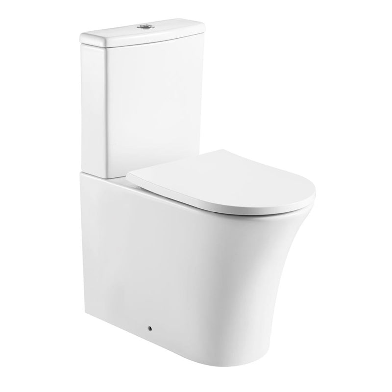 KV Kameo Close Coupled Back to Wall Toilet with Soft Close Seat