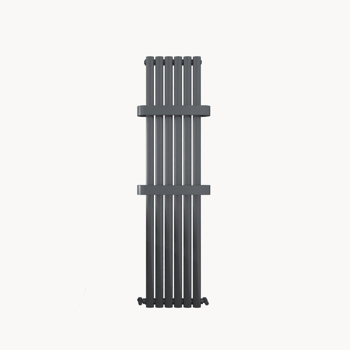 SENA Kenzio 1600mm x 500mm Towel Rail Designer Radiator - Anthracite Grey