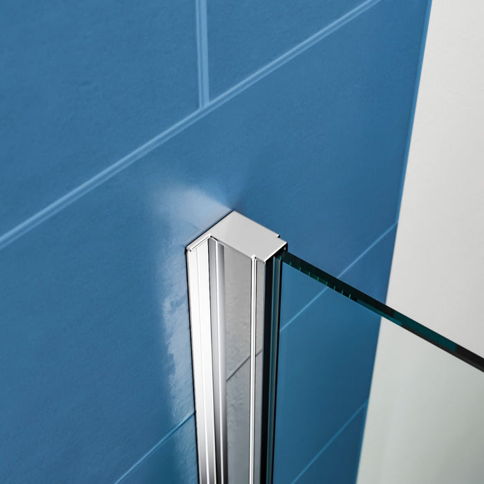 Linea 1600 Sliding Shower Door 6mm Clear Glass  - Chrome