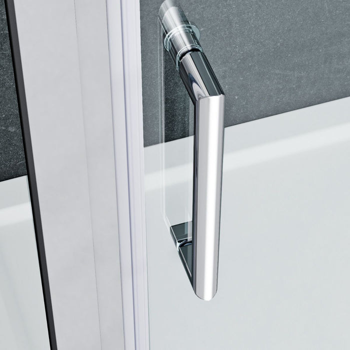 Linea 1700 Sliding Shower Door 8mm Clear Glass  - Chrome