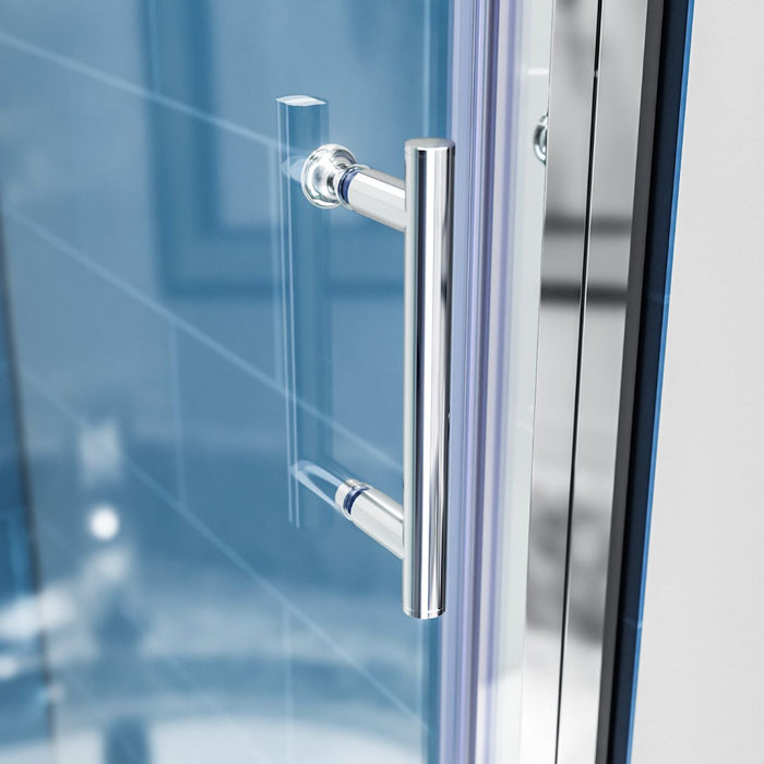 Linea 1200 Sliding Shower Door 6mm Clear Glass  - Chrome