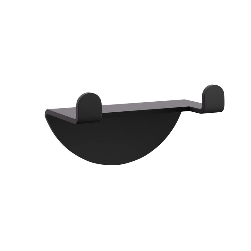 Banyetti Milan Noir Double Robe Hook - Matt Black