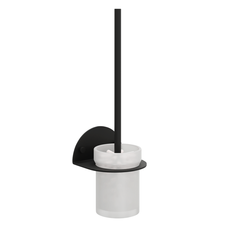 Banyetti Milan Noir Toilet Brush Holder - Matt Black