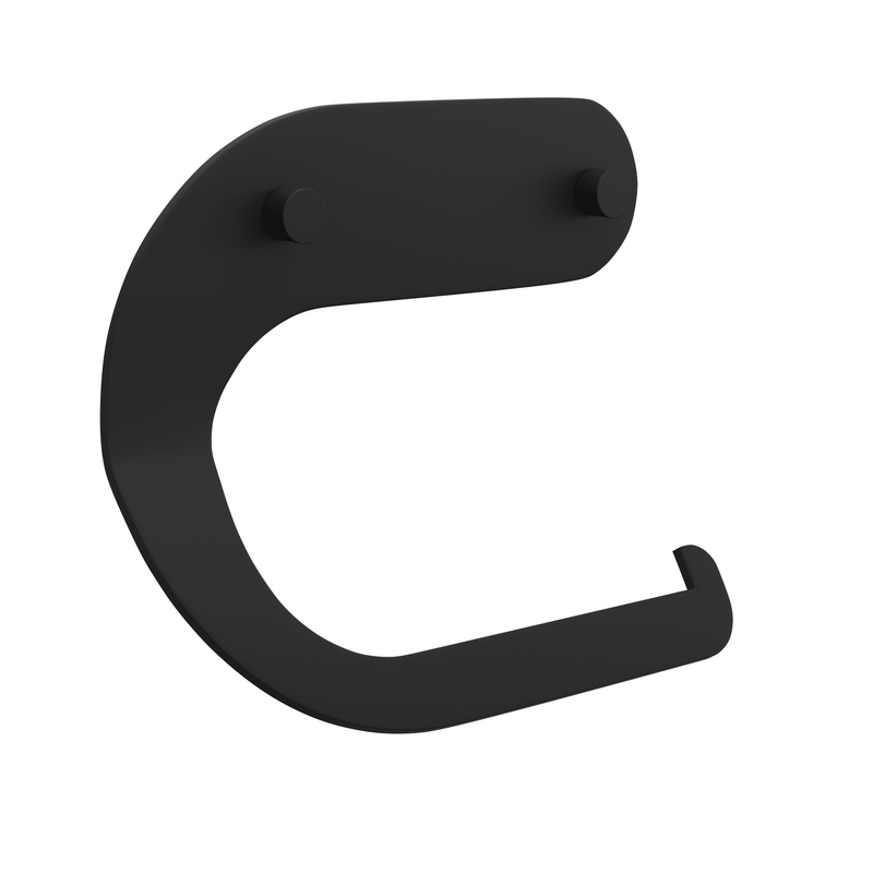 Banyetti Milan Noir Toilet Roll Holder - Matt Black