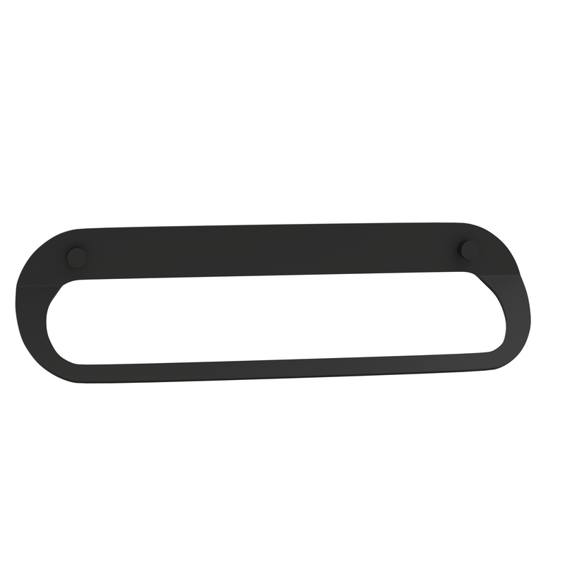 Banyetti Milan Noir 500mm Towel Rail - Matt Black