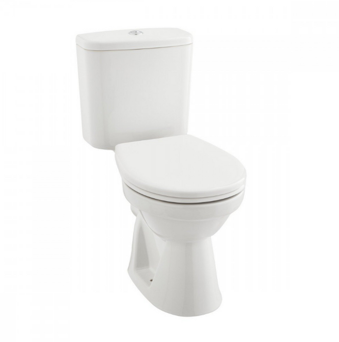 Kartell KVIT Milton Close Coupled WC Pan Set with Soft Close Seat