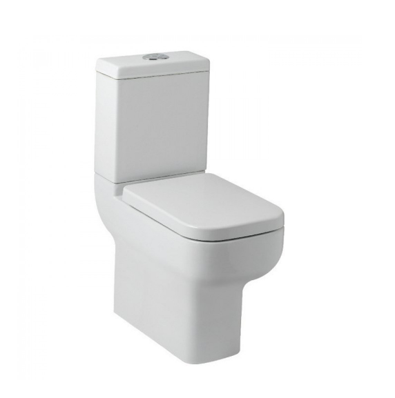 Kartell KVIT Options 600 Close Coupled Comfort Height WC Pan with Soft Cose Seat