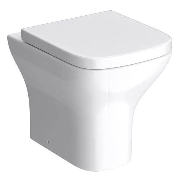Kartell KVIT Project Square Back to Wall WC Pan with Soft Close Seat
