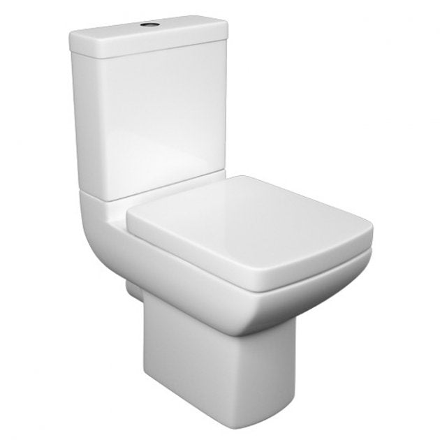 KV Pure Close Coupled Open Back Toilet with Soft Cose Seat
